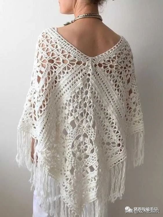 4岁女童斗篷披肩钩针视频教程 (敏敏的斗篷披肩钩针教程合集)