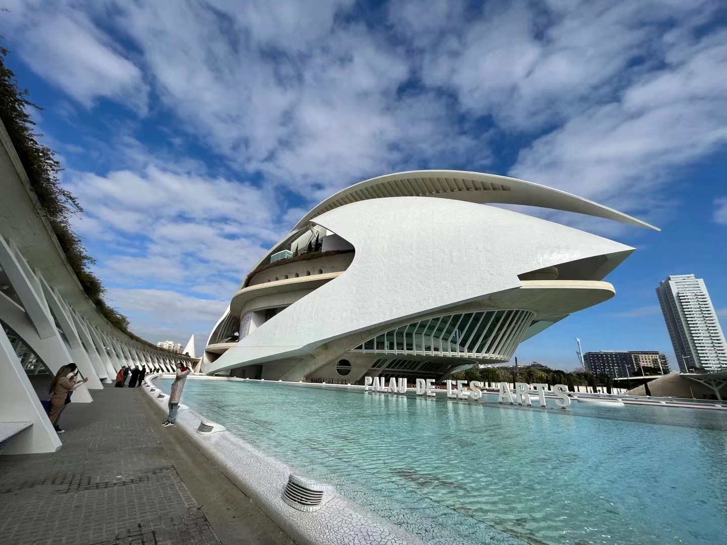 彩色旅图·西欧纪行｜瓦伦西亚的情人节，小贩在饭店外面卖鲜花