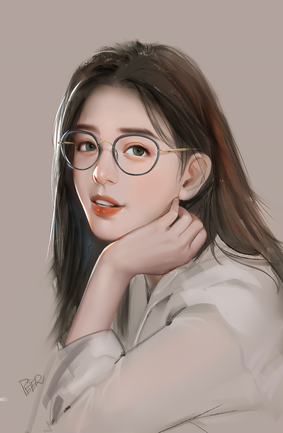 简单头像高级简约手绘清新意境,简洁个性头像手绘好看