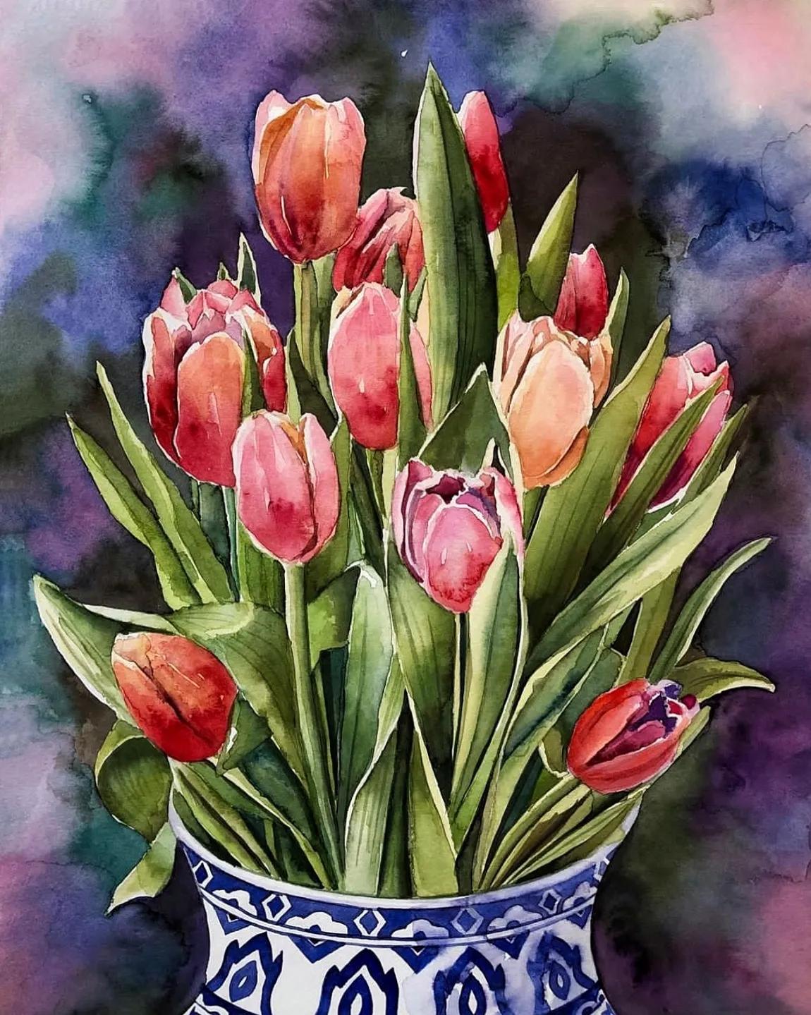 意大利画家水彩画,德国水彩画师作品欣赏