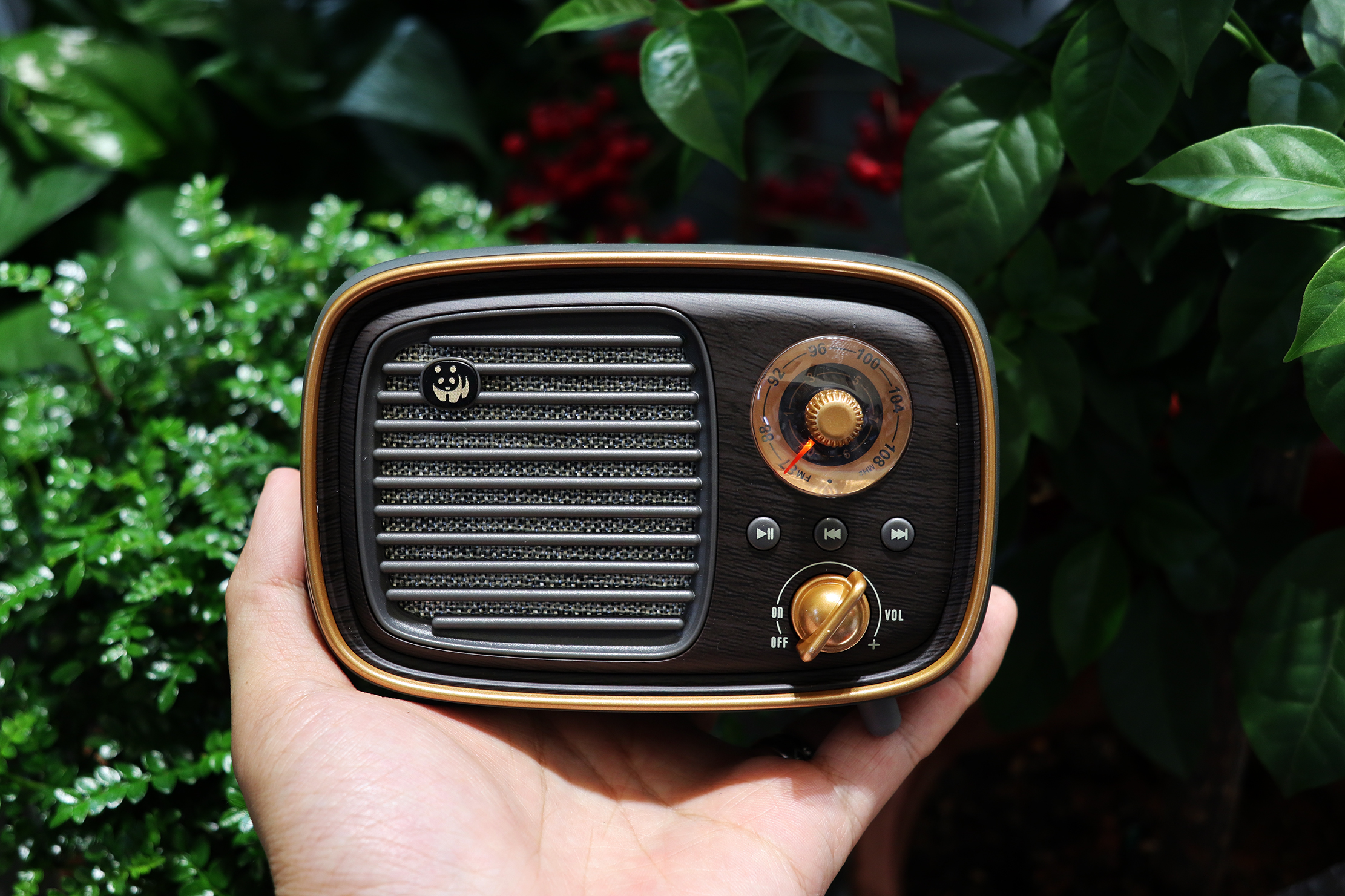 熊猫复古收音机1936评测,复古熊猫音响