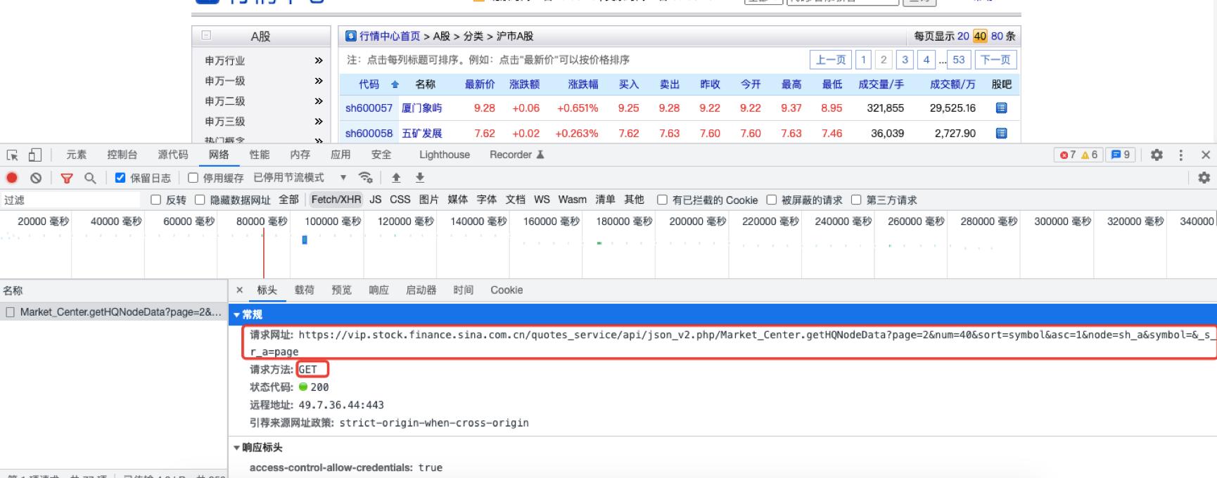 python抓取股市题材,批量爬取上市公司信息