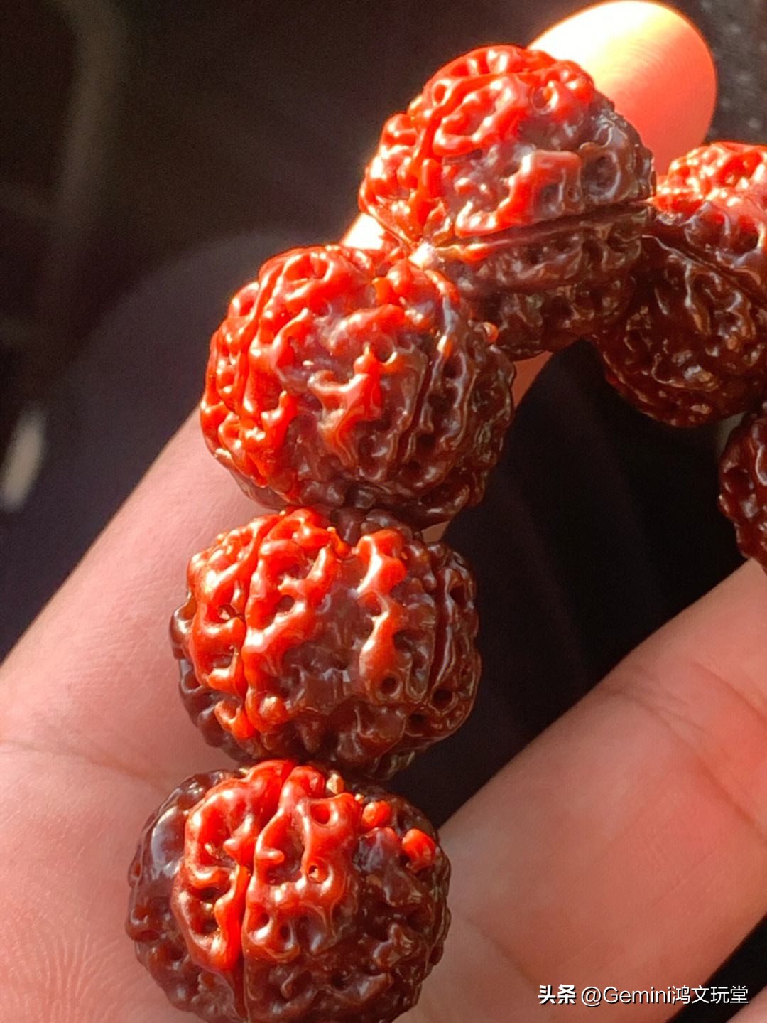 盘黑了的金刚菩提,金刚盘黑了可以用水洗吗