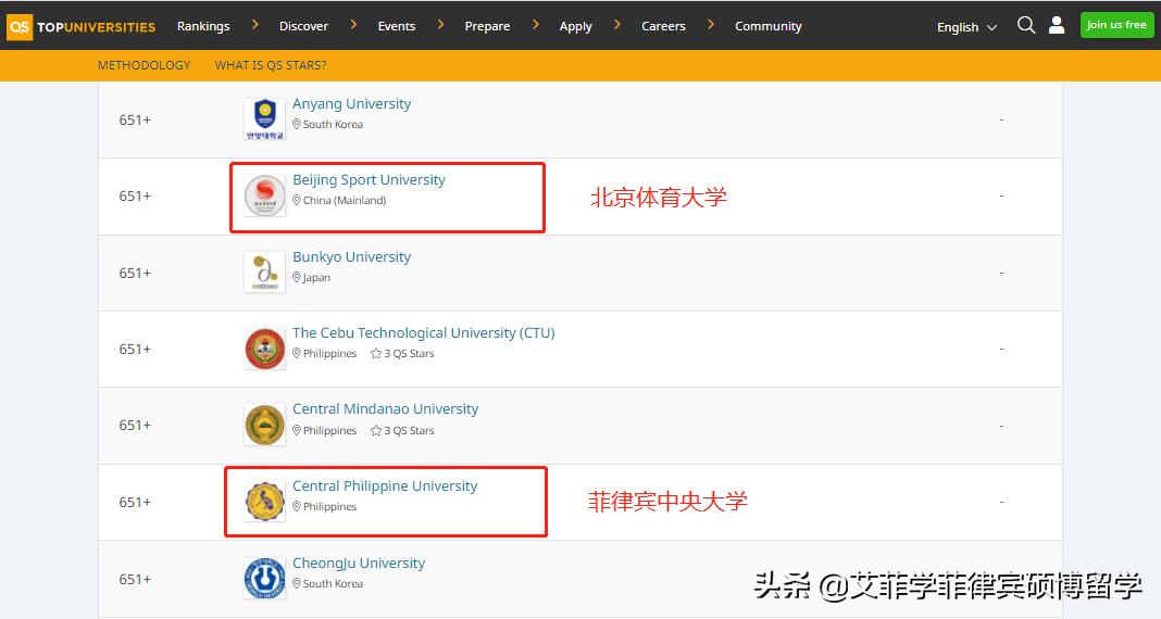菲律宾留学，为什么要选排名靠前的大学？