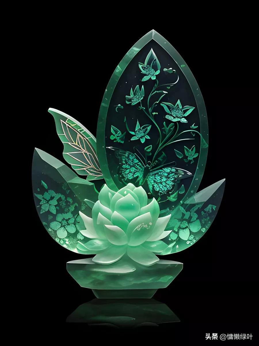 翡翠雕刻的十大工艺,翡翠雕刻的花的造型