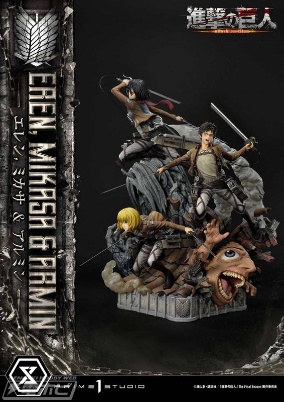 进击的巨人周边手办阿尔敏,进击的巨人艾伦始祖人手办