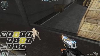 穿越火线慢动作跳跳蹲,穿越火线跳箱子新年广场身法教学