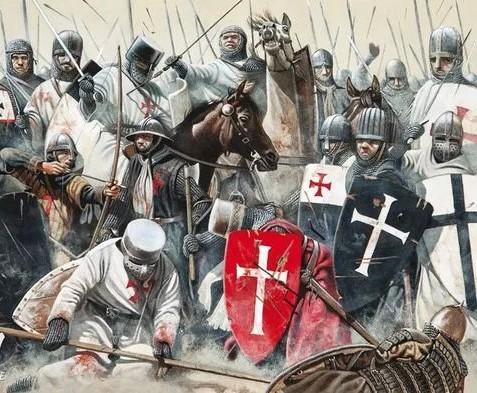 中世纪战争十字军,中世纪十字军全图