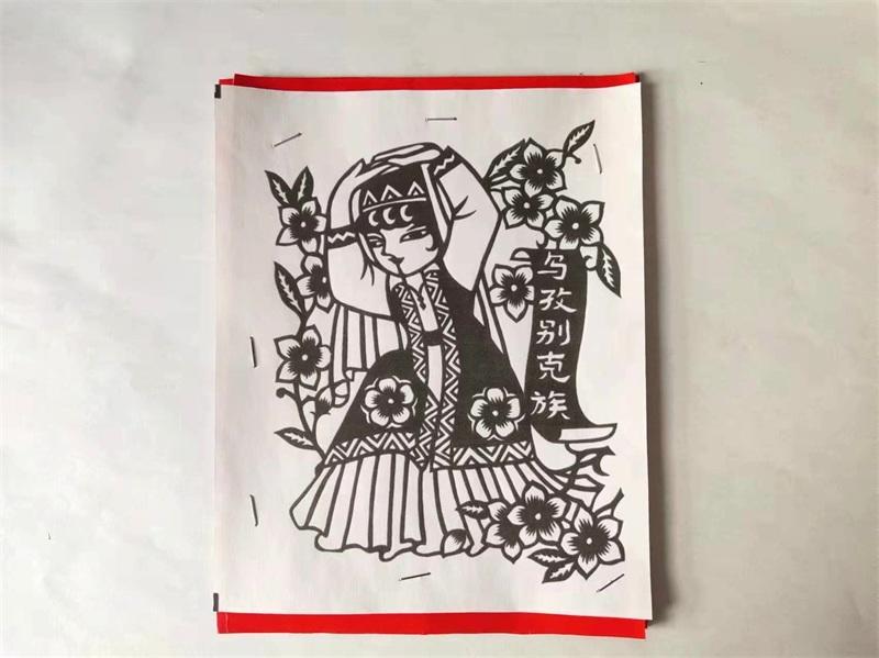 56个民族剪纸教程图文,各少数民族女孩剪纸教程