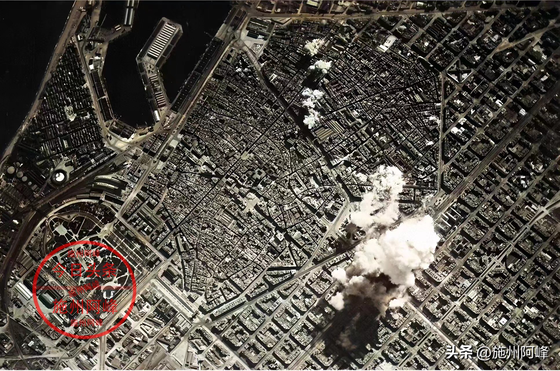 老照片：坐完牢刚出狱时的希特勒，与帝国大厦同框的兴登堡号飞艇