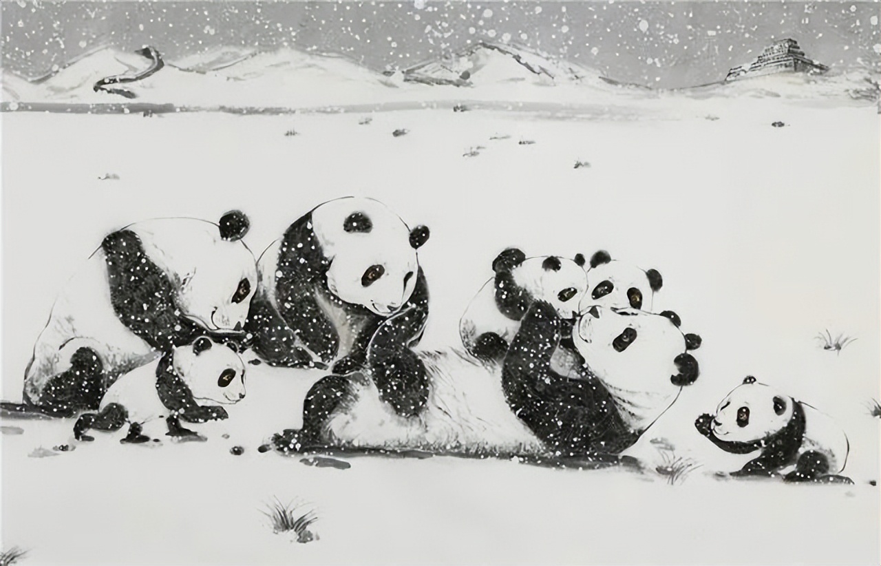 国画的神韵，西画的写实