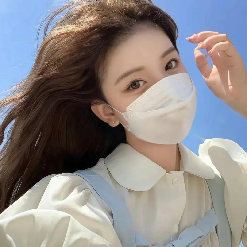 口罩女头小众好看,很火口罩女头