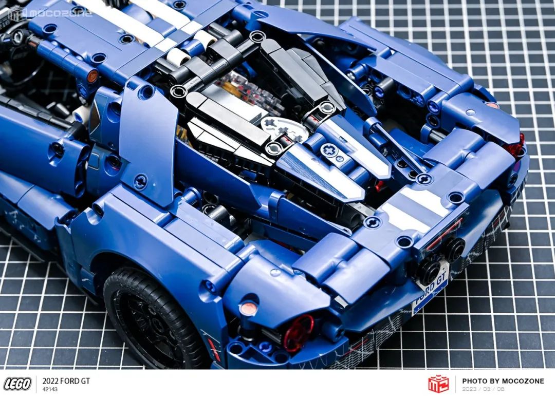 乐高积木福特gt跑车,福特gt2022