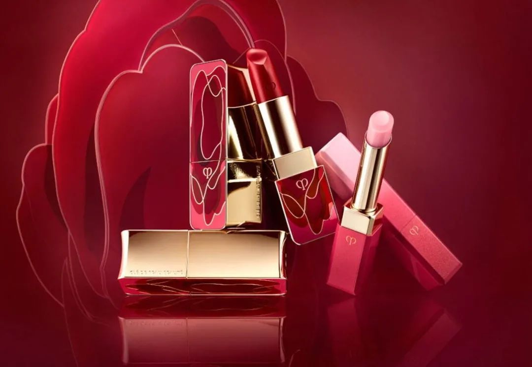 资生堂复古正红色口红,资生堂口红173试色