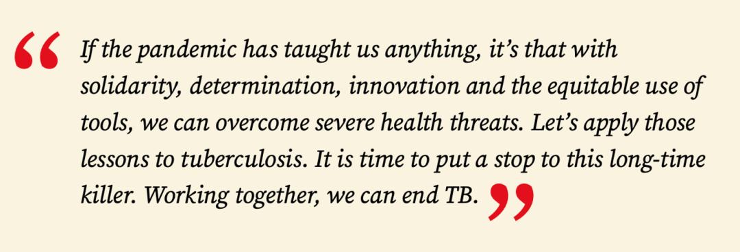 2023年结核病报道,2022年全球结核病报告