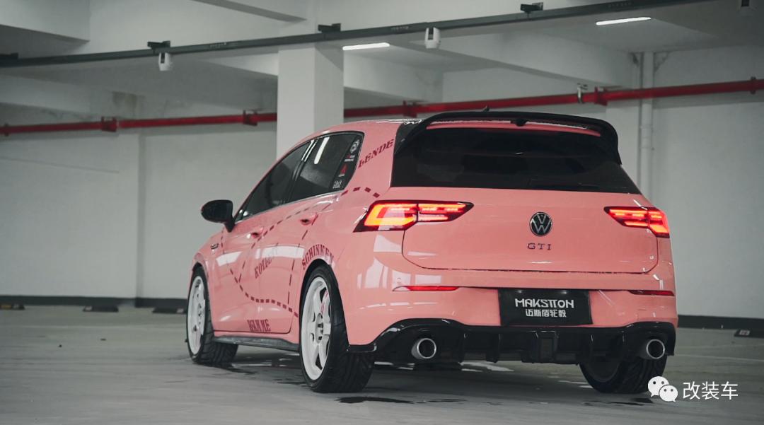 竞技走街范的大众8代高尔夫GTI，上午提车、下午改装