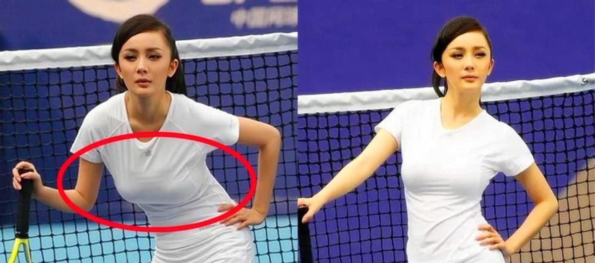 杨幂穿连体花苞服,杨幂一袭露肩白纱裙惊艳亮相