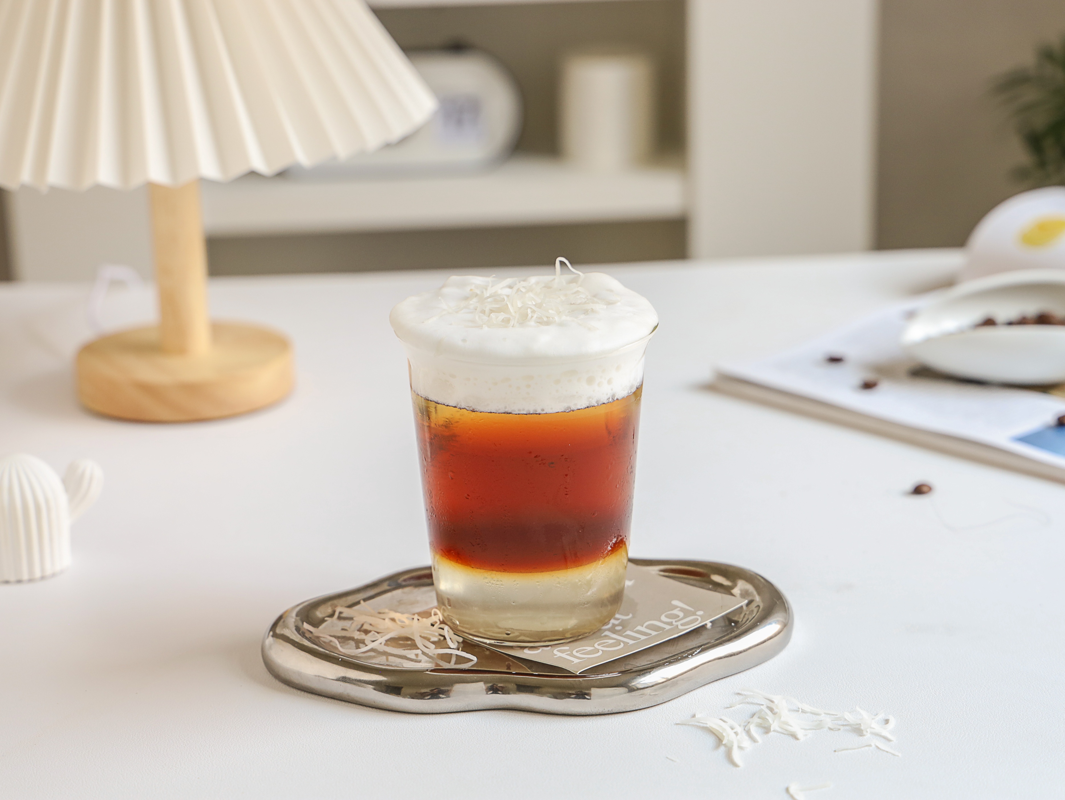 椰子冰沙咖啡怎么做,咖啡如何做出高级感