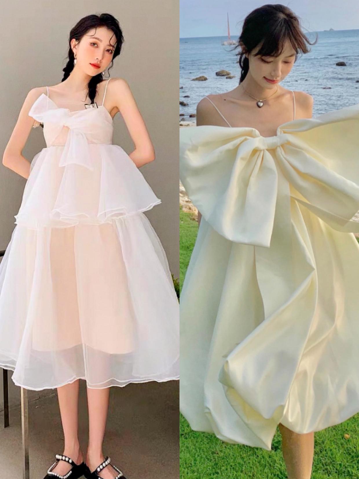 夏日优雅永不过时时尚气质连衣裙,简约连衣裙夏天高级感