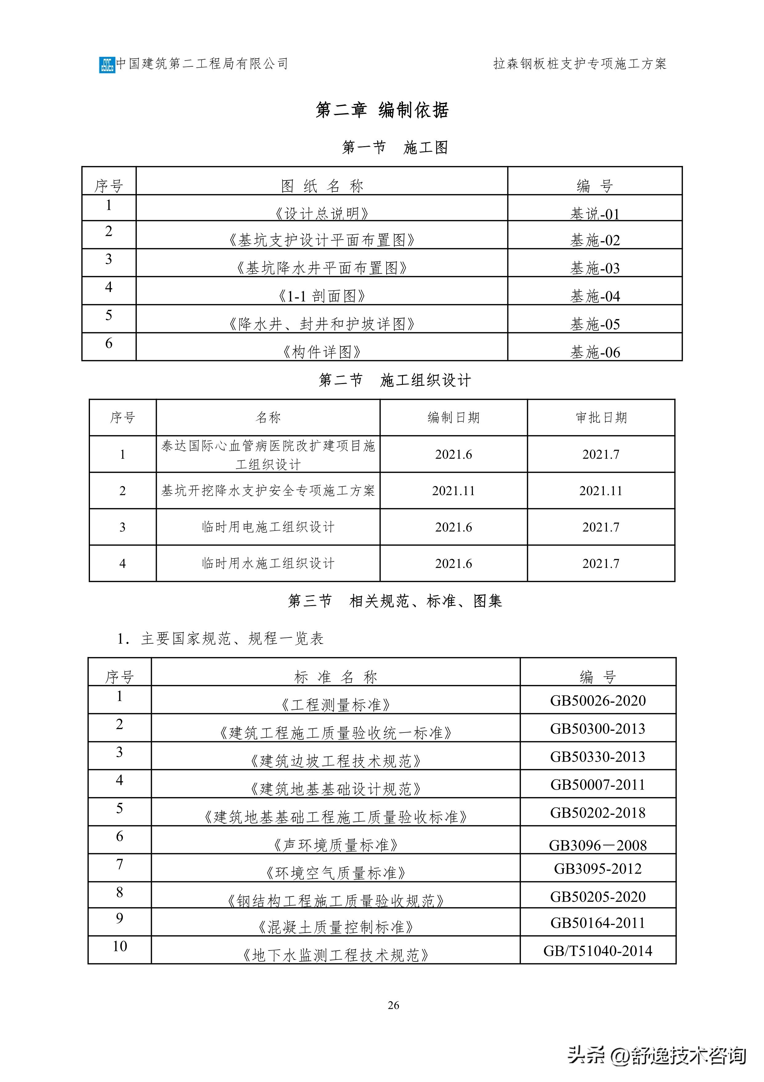拉森钢板桩支护施工服务方案,拉森钢板桩基坑支护方案
