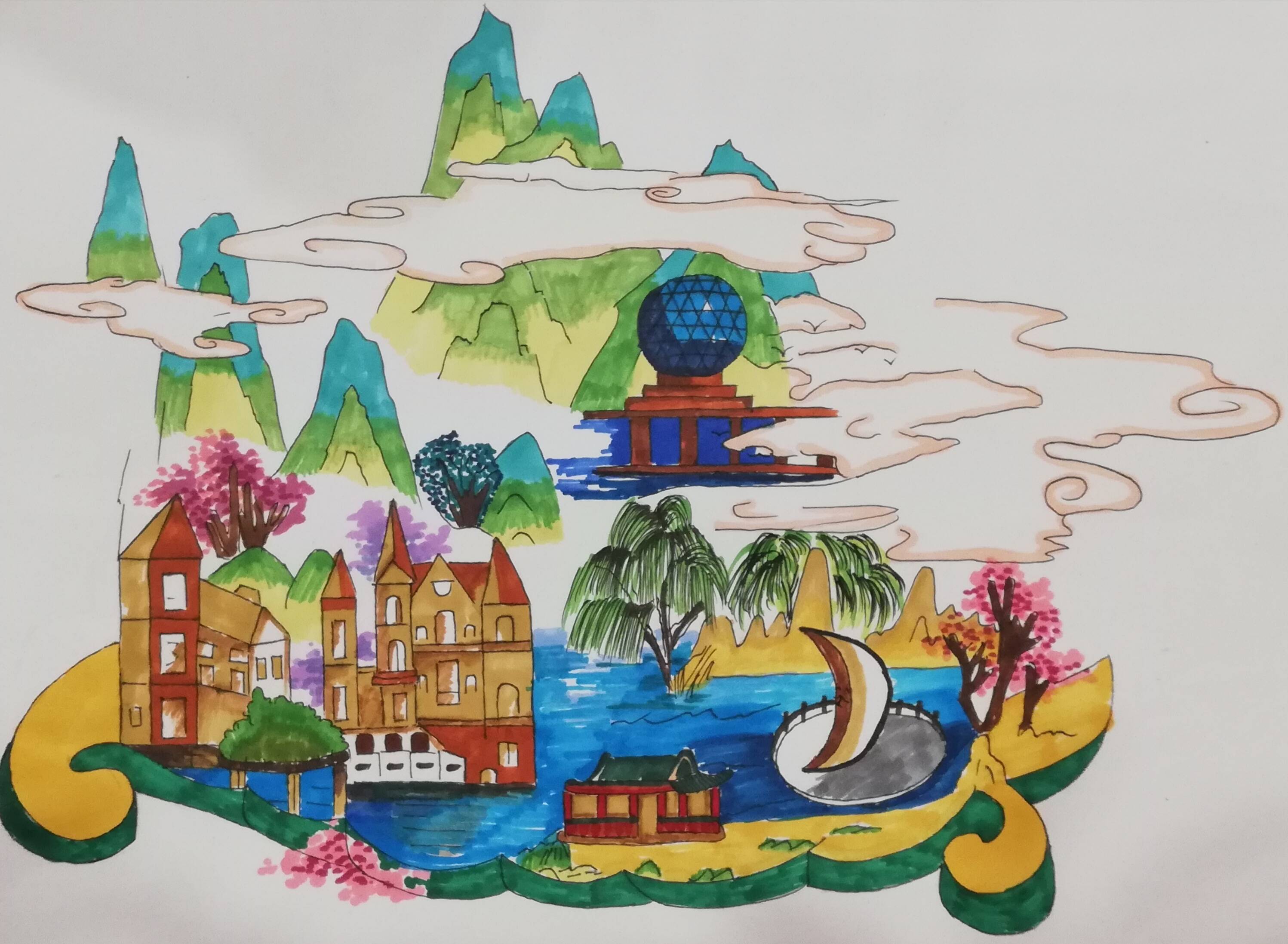 多彩活动精彩假期,芝罘区综合实践活动