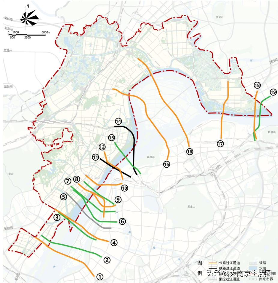 南京2035年一共多少条地铁,南京江北有过江地铁吗