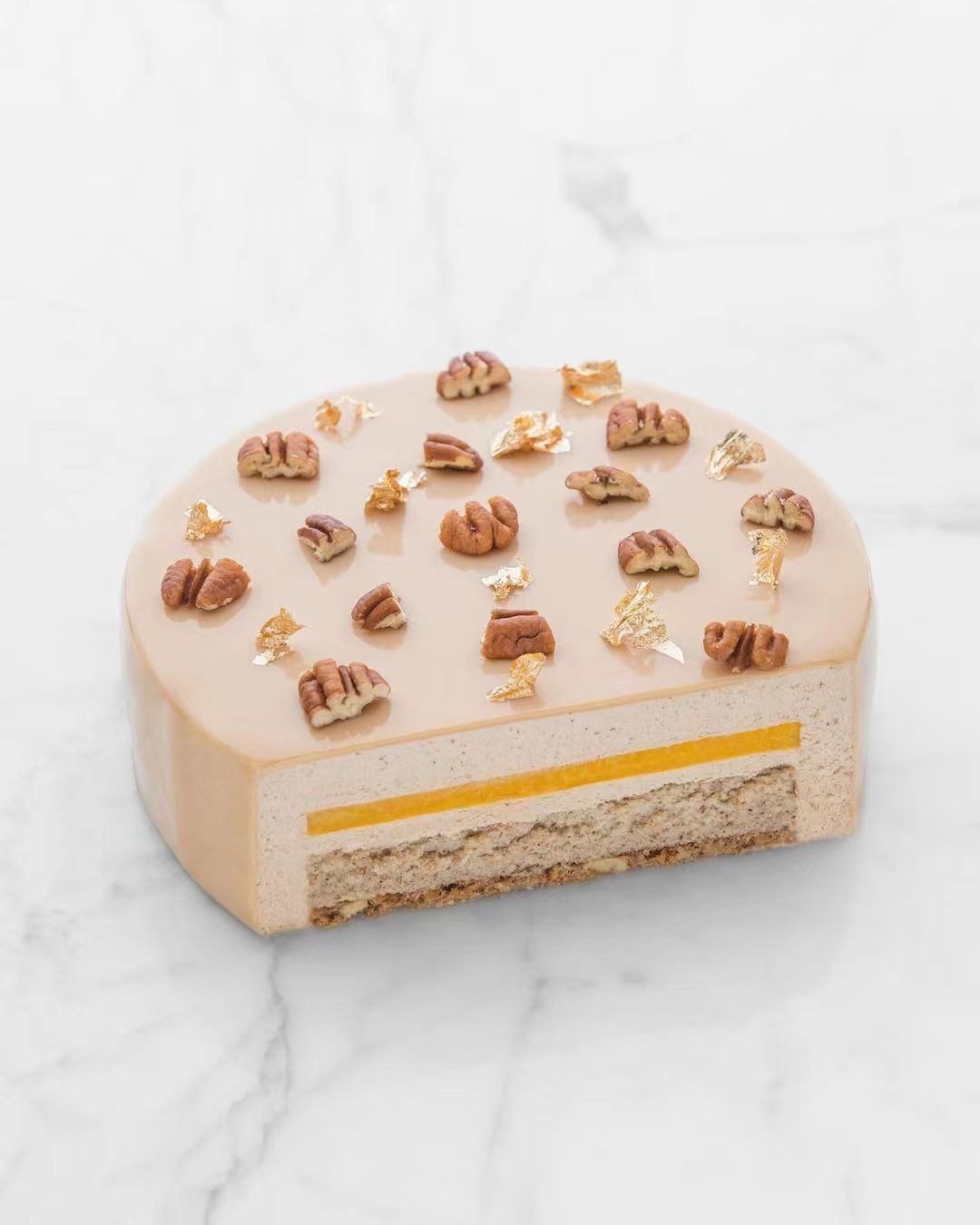 蛋糕切面,蛋糕两层夹心切面图片