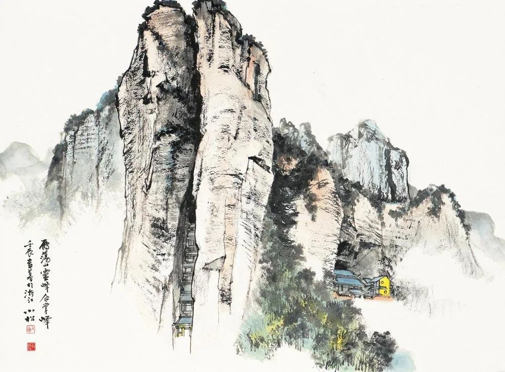 苏小松山水画欣赏,苏小松画家特点