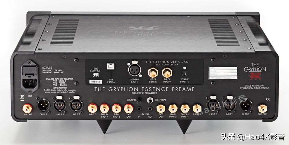 GryphonEssencePreamplifier/Stereo前后级详细评测