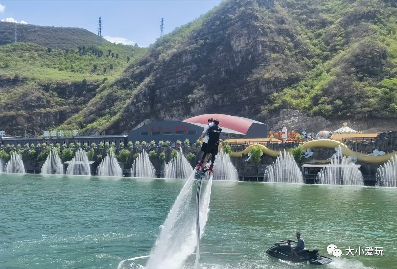 因为暴雨被淹的旅游景区,被暴雨破坏的景区
