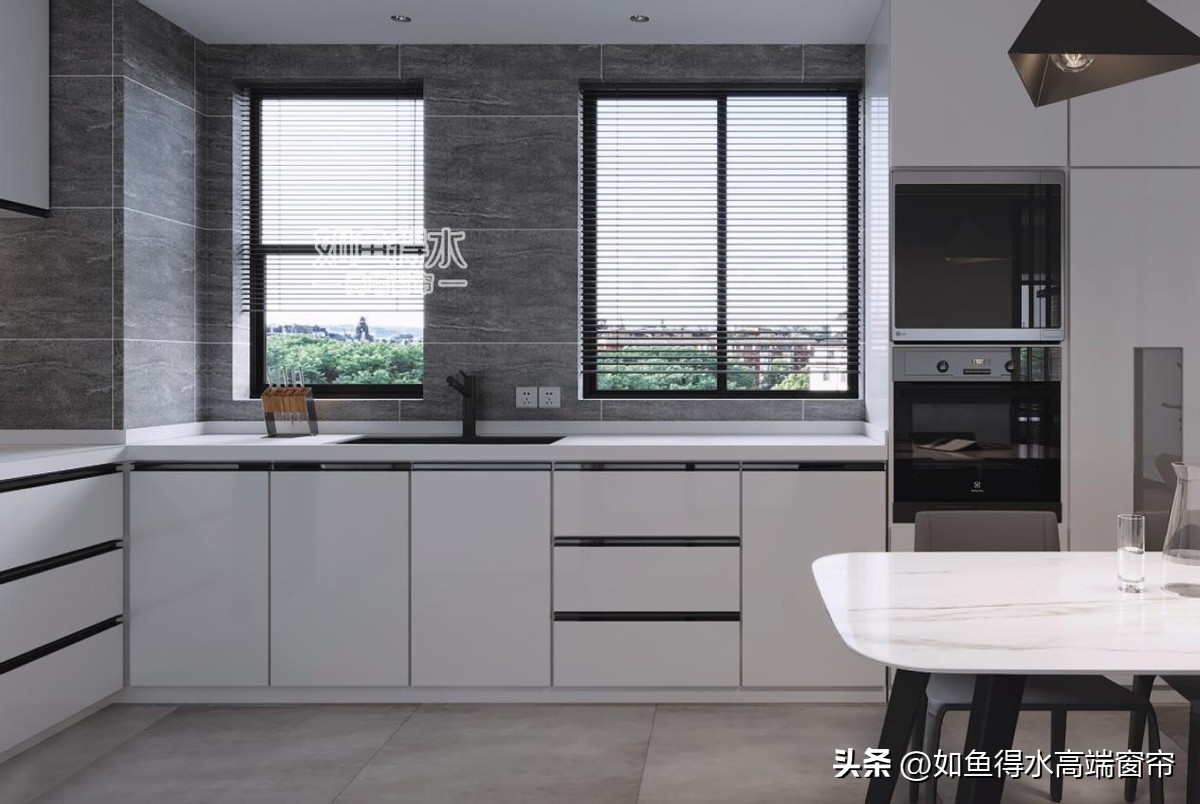 窗帘知识科普,百叶窗帘配百叶窗帘