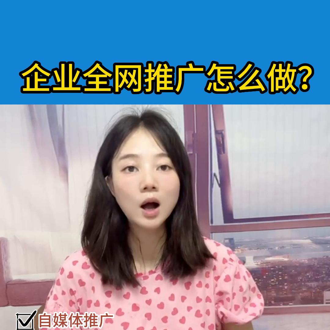 企业如何做全网推广运营,全网推广公司如何优化
