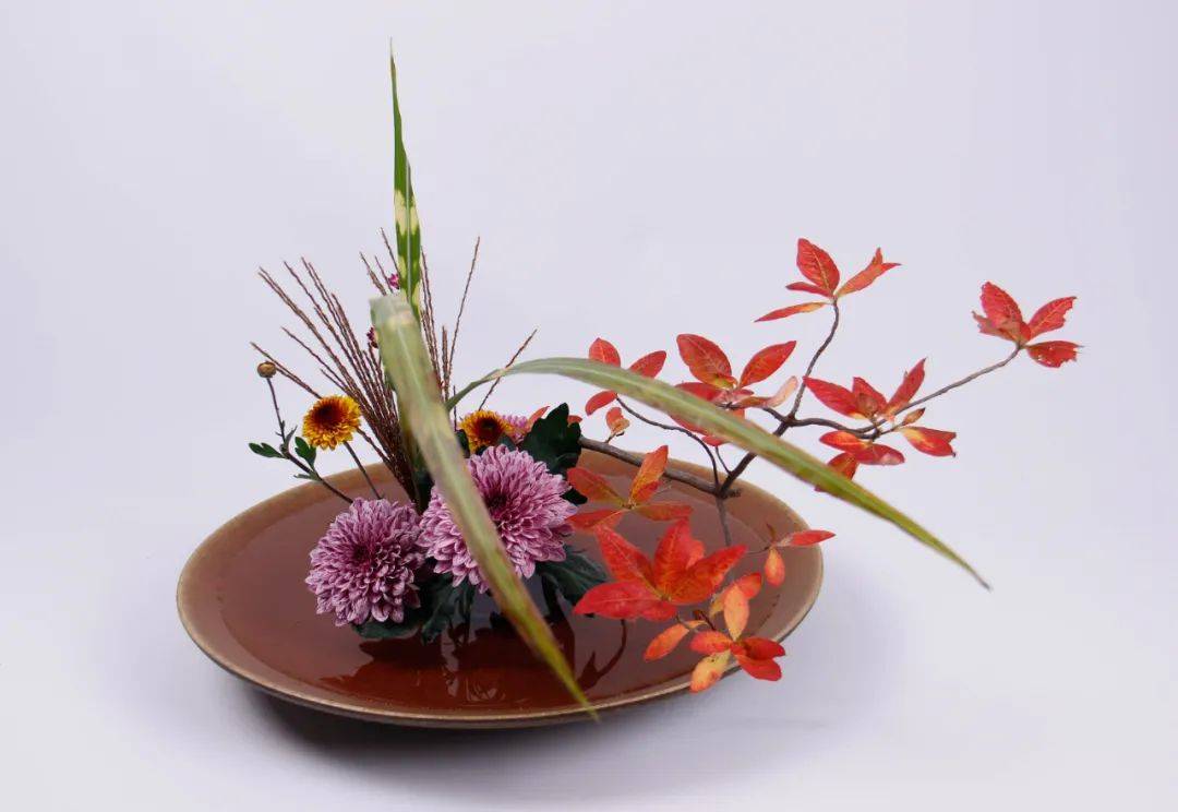 日式插花小原流花道,日式插花的13个基本技巧