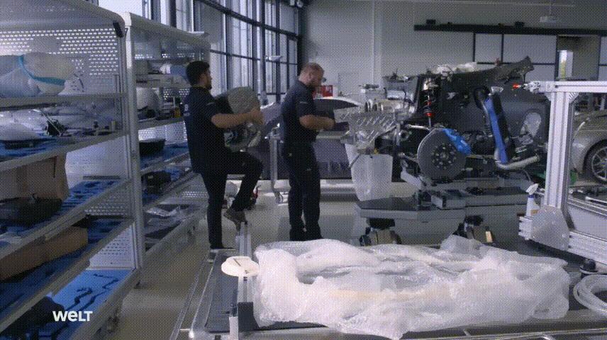 布加迪95968拼装教程,高清实拍布加迪