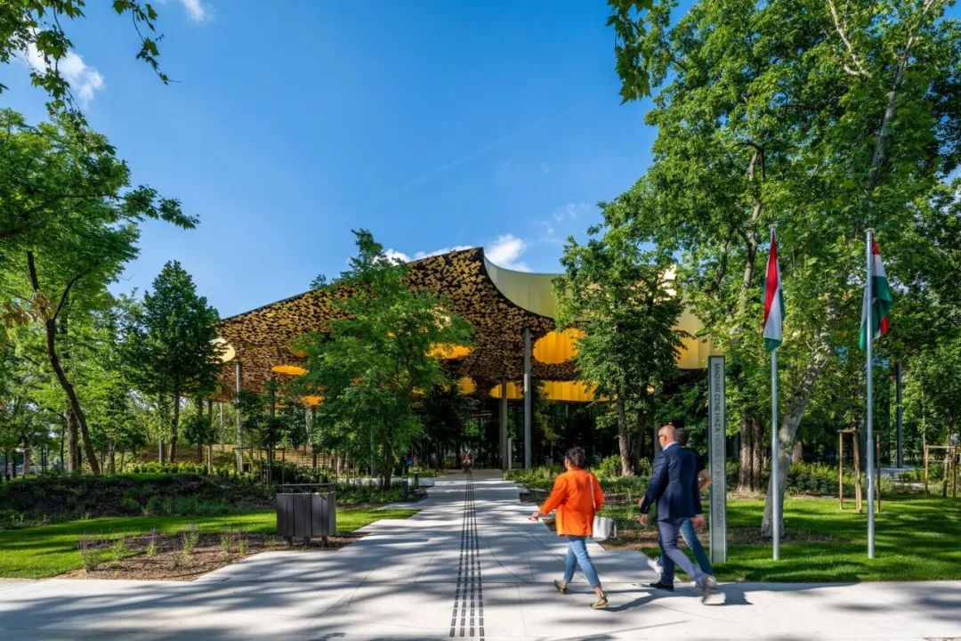 与藤本壮介一起走进金色叶子‘殿堂’，匈牙利音乐之家