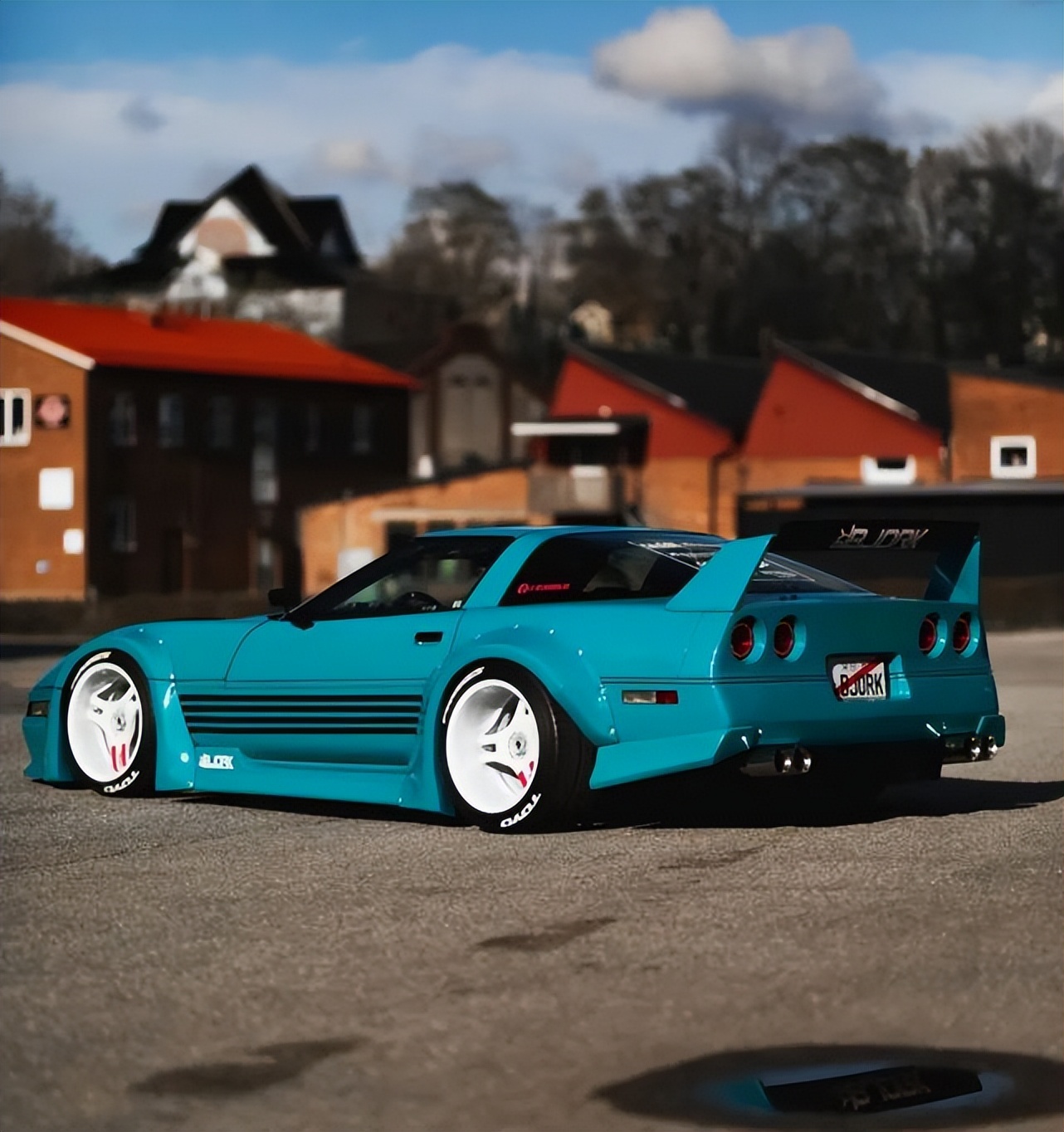 高手改装在民间,科尔维特c4车