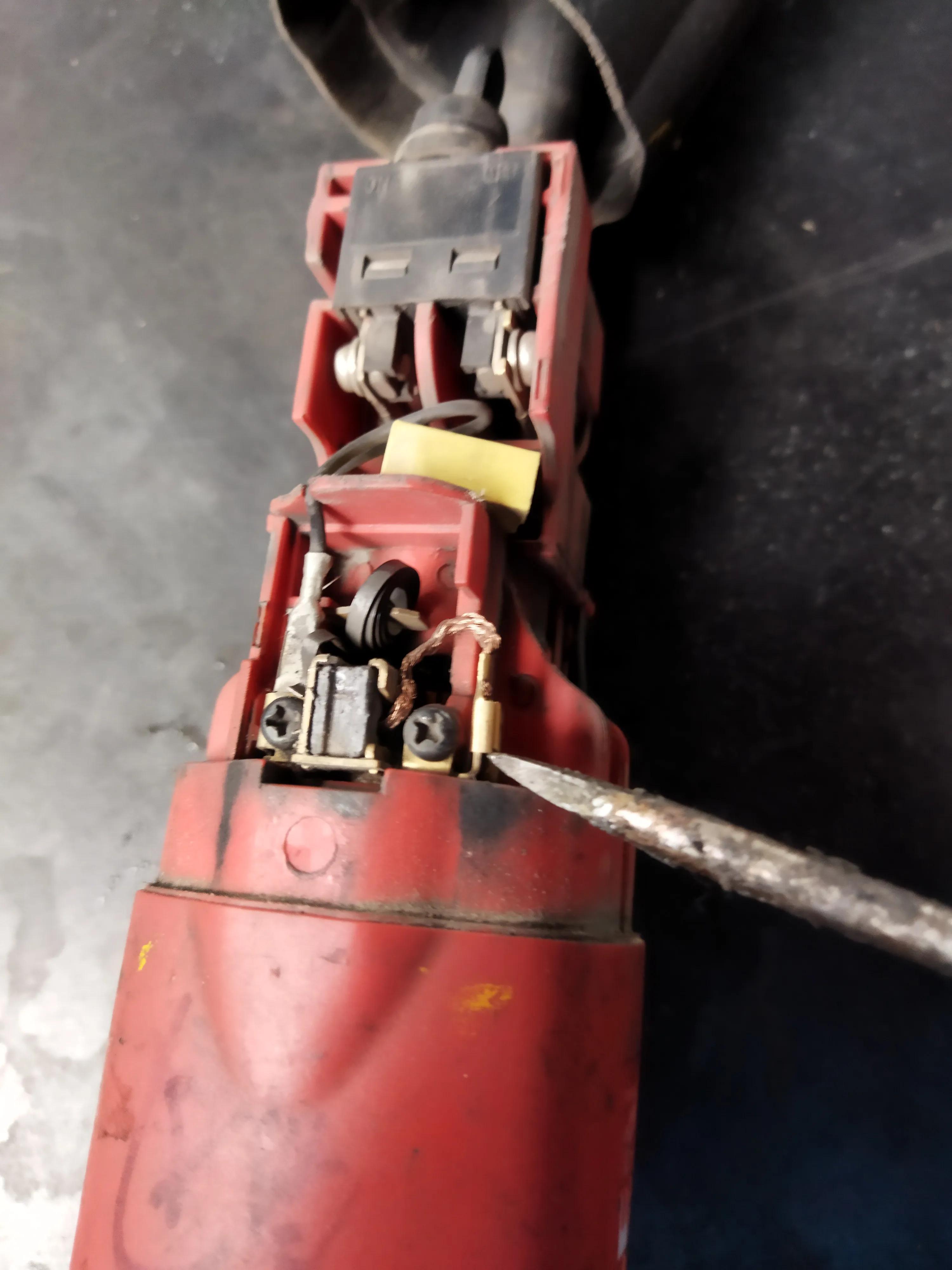 锐奇角磨机改装调速,角向磨光机更换碳刷