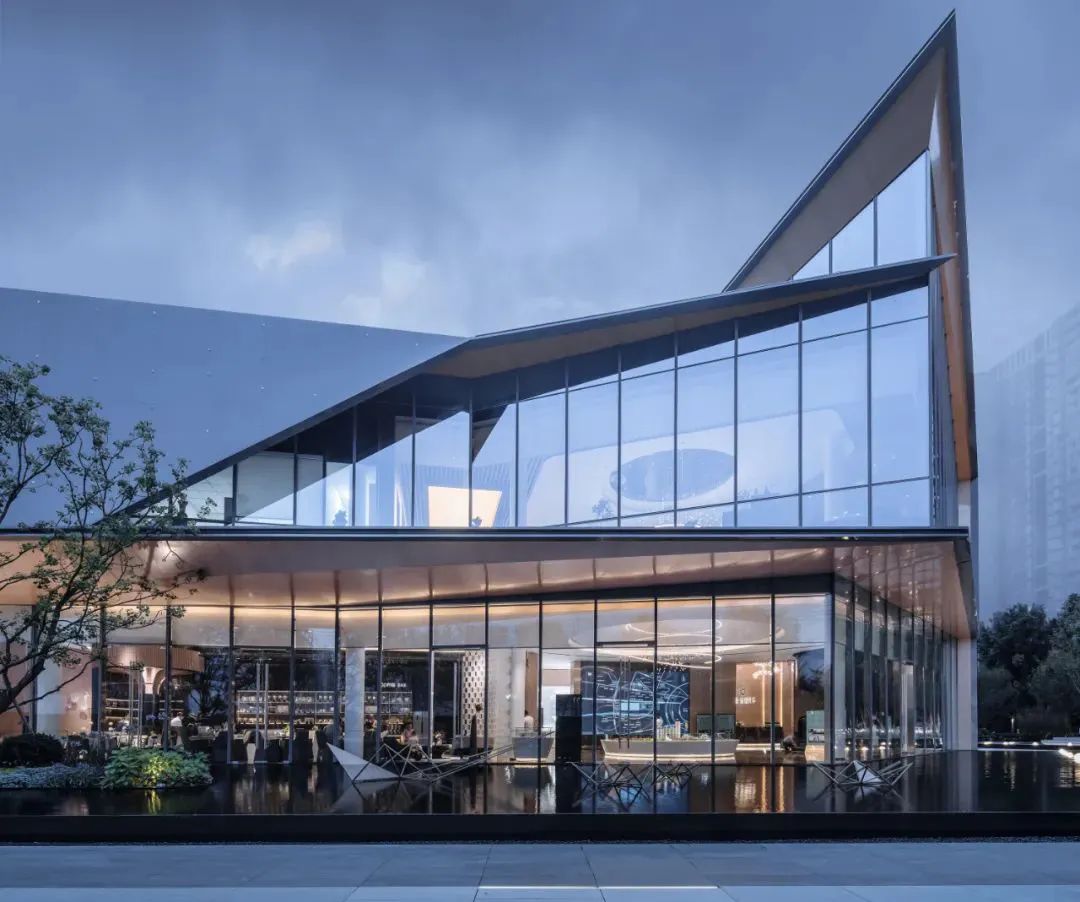 建筑铝材幕墙效果图,建筑装饰铝板设计加工