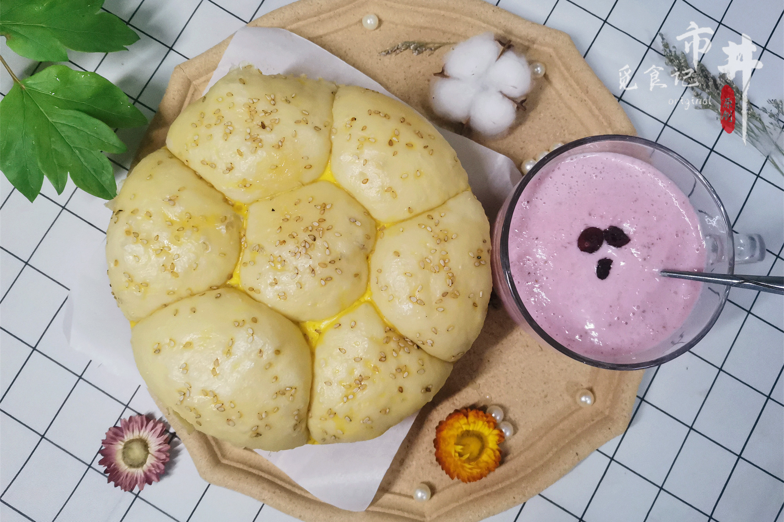 不用烤箱在家自制面包,在家做懒人面包不用揉面