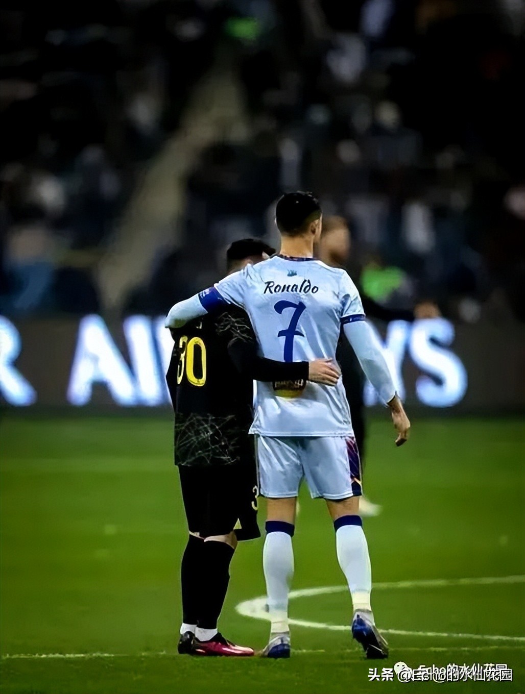 一场精彩的足球赛梅西,梅罗对决第一粒进球