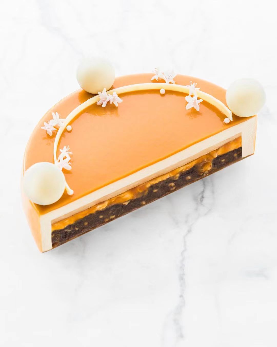 蛋糕切面,蛋糕两层夹心切面图片