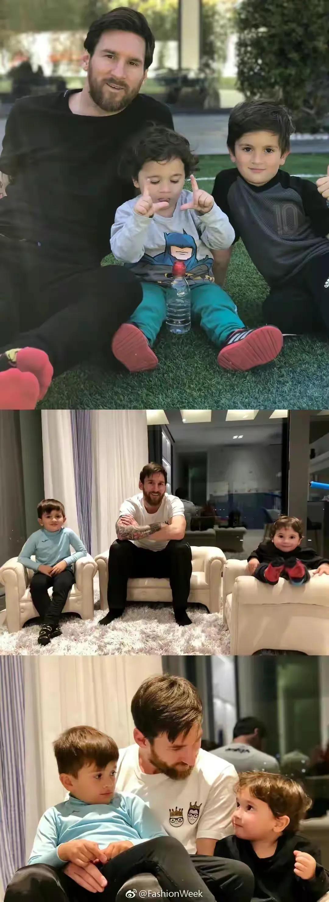 梅西的成功离不开他的家人,梅西夺冠时刻家人伴其左右