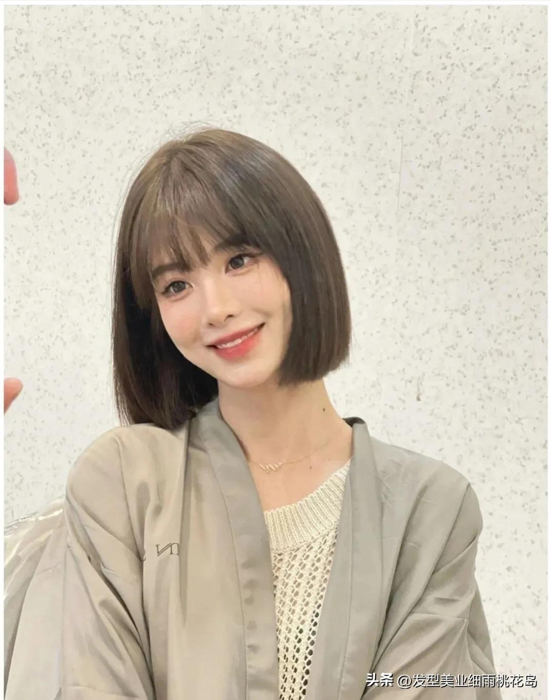 超甜超好看的短发,男生短发中式栗子头