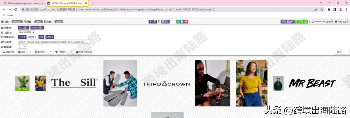 浏览器中的图片怎么批量保存,浏览器怎么批量下载图片