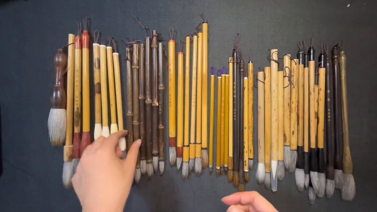 书法主播自用毛笔推荐,个个很能打!#书法