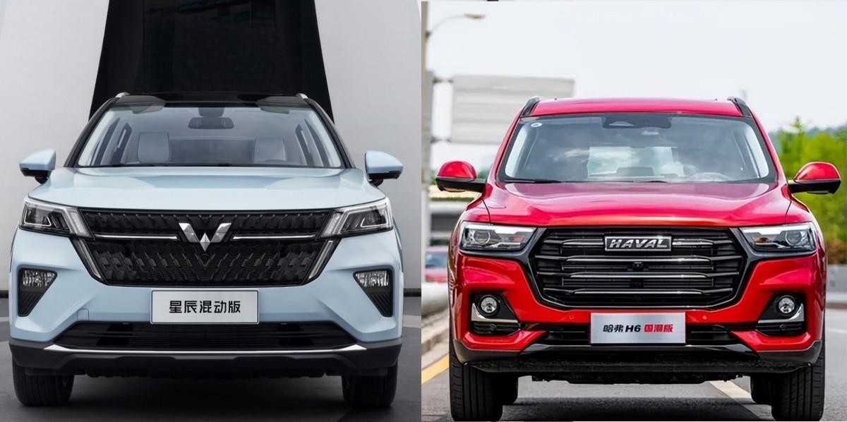 五菱星辰与哈弗h6三大件一样吗,五菱suv星辰和h6