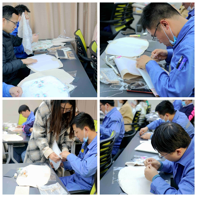 巧手制美包，真情暖三月|浦项（苏州）开展妇女节口金包DIY活动