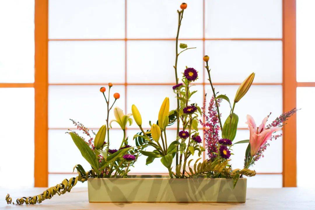 日式插花小原流花道,日式插花的13个基本技巧