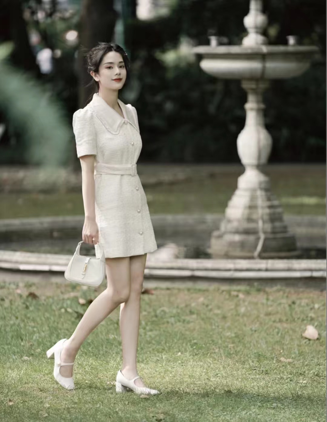 韩剧千金穿搭连衣裙,韩剧财阀千金穿搭黑色连衣裙