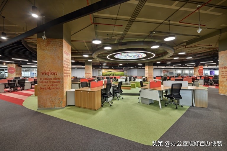 金融投资办公室装修设计,金融行业办公室装修设计